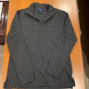 Polo Ralph Lauren  Dark Gray sweater, size 10-12, look like new